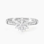 Bague Chucho Or Blanc Diamant - Bagues solitaires Femme | Histoire d&rsquo;Or