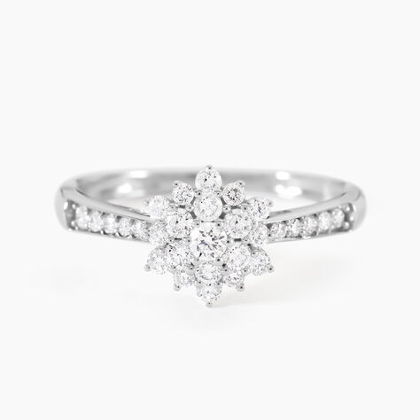 Bague Chucho Or Blanc Diamant - Bagues solitaires Femme | Histoire d&rsquo;Or