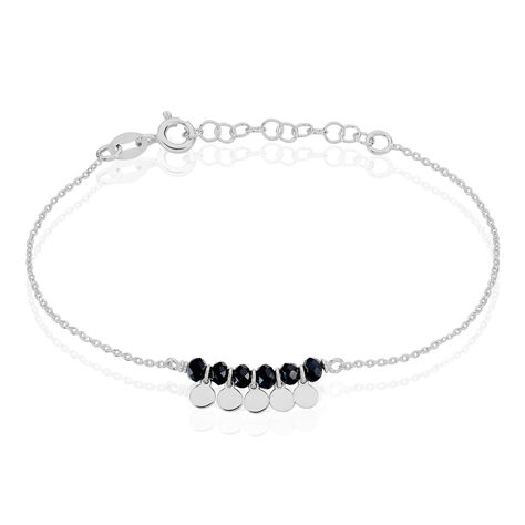 Bracelet Savahna Argent Blanc Pierre De Synthese - Bracelets fantaisie Femme | Histoire d’Or