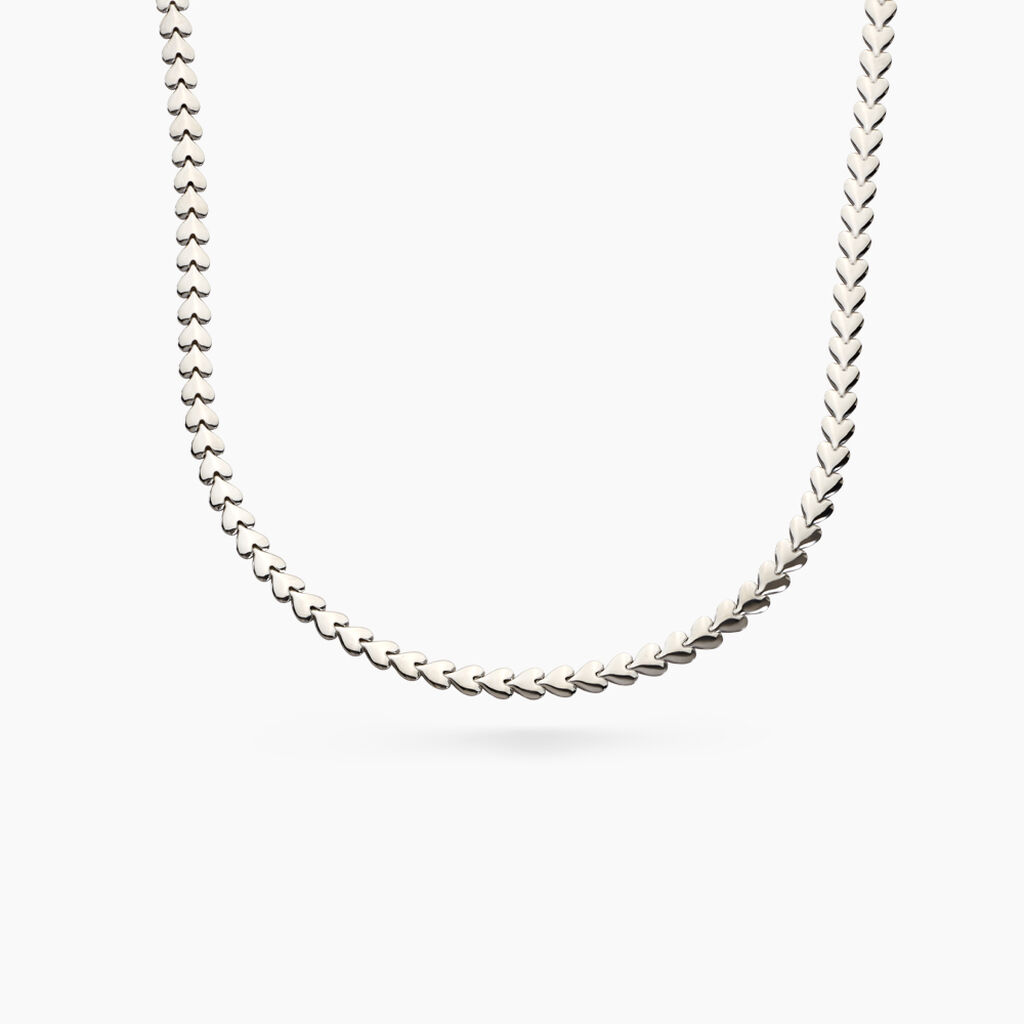 Collier Argent Blanc Barbara - Colliers Femme | Histoire d’Or