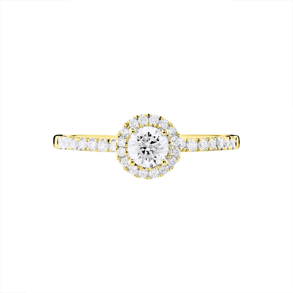 Bague Solitaire Lena Or Jaune Diamant - Bagues solitaires Femme | Histoire d&rsquo;Or