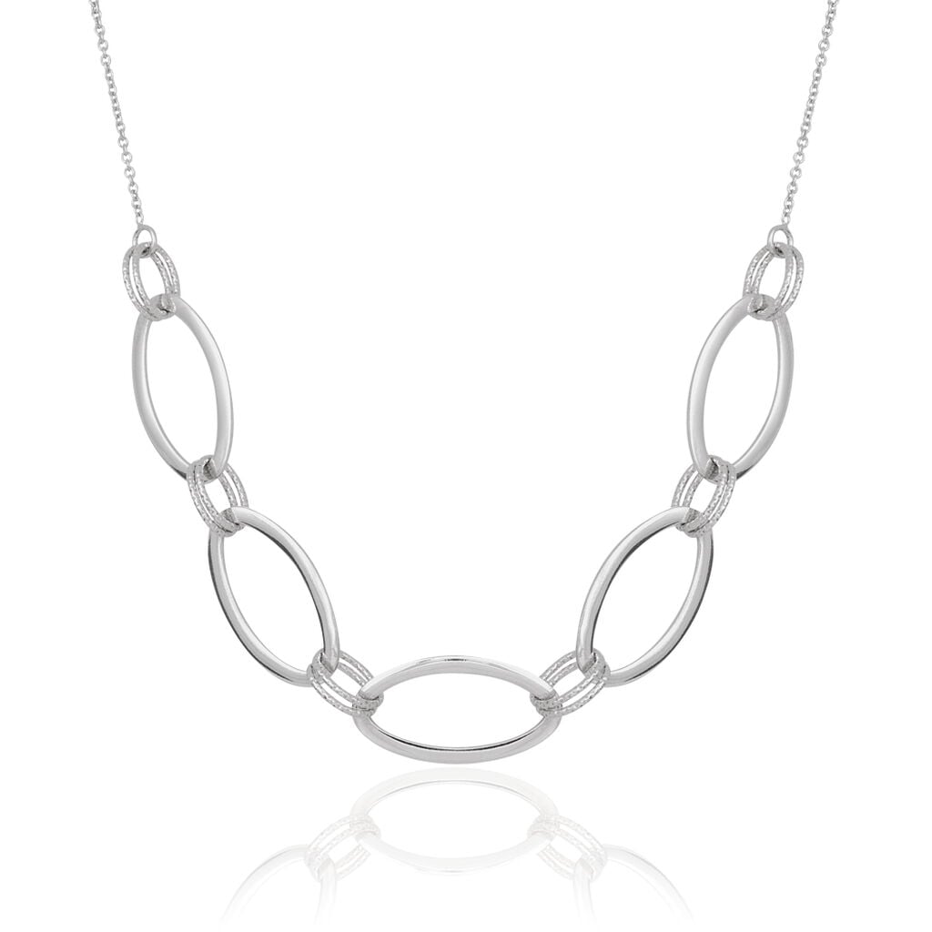Collier Soelie Argent Blanc - Colliers Femme | Histoire d&rsquo;Or