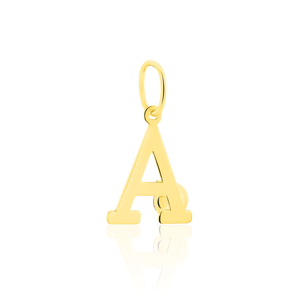Pendentif Helidie Coccinelle Lettre Or Jaune - Pendentifs Enfant | Histoire d’Or