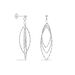Boucles D'oreilles Pendantes Shiny Argent Blanc - Boucles d'oreilles fantaisie Femme | Histoire d’Or