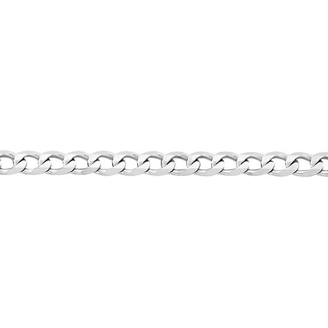 Chaîne Casper Maille Gourmette Argent Blanc - Chaines Homme | Histoire d’Or