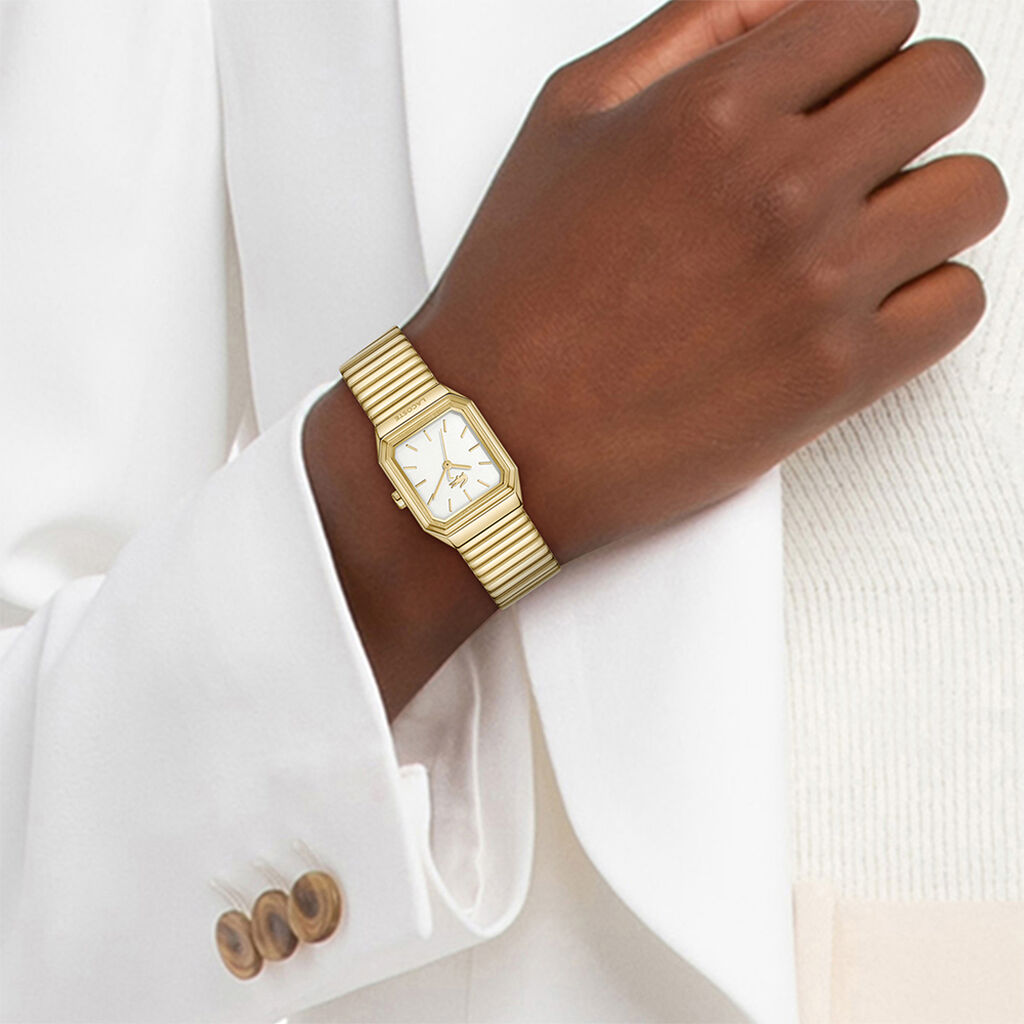 Montre Lacoste Rene Blanc - Montres Femme | Histoire d&rsquo;Or