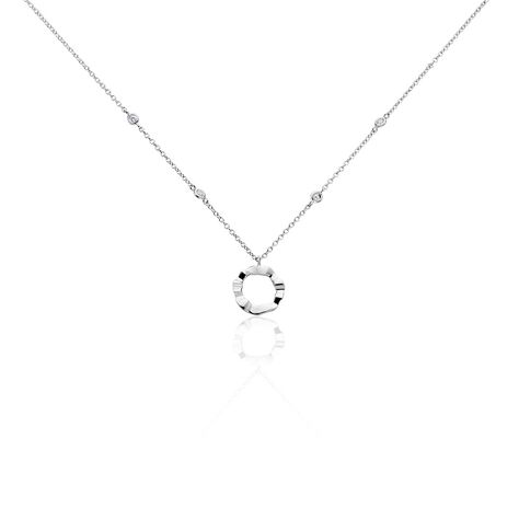 Collier Prot Argent Oxyde De Zirconium - Colliers fantaisie Femme | Histoire d&rsquo;Or