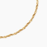 Collier Nuange Argent Dor&eacute; A L'Or 750/1000 - Bijoux sans pierre Femme | Histoire d&rsquo;Or