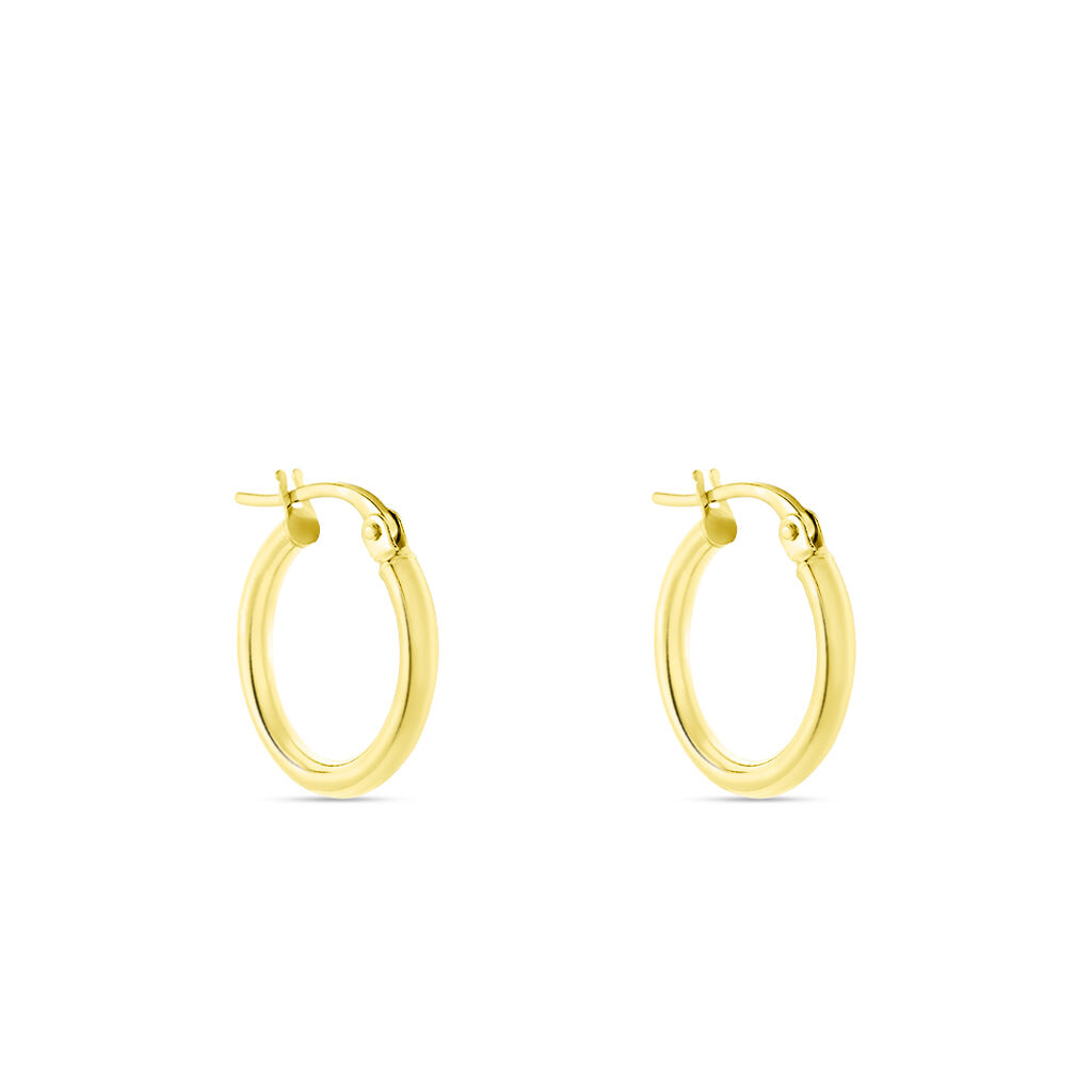 Créoles Verania Or Jaune - Boucles d'oreilles créoles Femme | Histoire d’Or