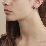 Bijoux D'oreilles Cleya Argent Blanc C&eacute;ramique - Boucles d'oreilles fantaisie Femme | Histoire d&rsquo;Or