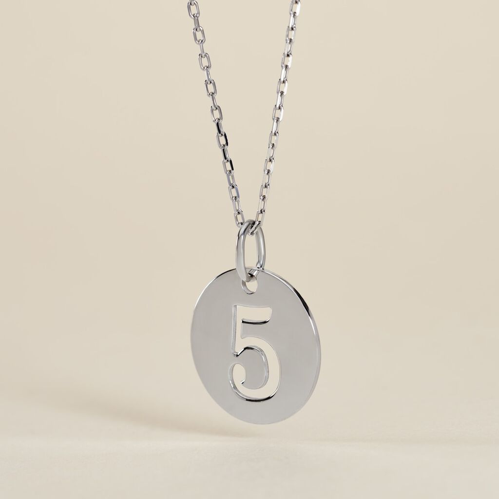 Pendentif Efiso Argent Blanc - Pendentifs Famille | Histoire d&rsquo;Or