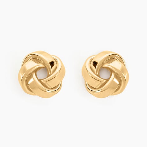 Boucles D'oreilles Puces Or Jaune Gauderique - Clous d'oreilles Femme | Histoire d’Or