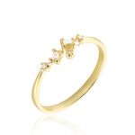 Bague Joy Or Jaune Diamant - Bagues avec pierre Femme | Histoire d&rsquo;Or