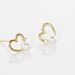 Boucles D'oreilles Puces Or Jaune Fergus Perle De Culture Oxyde - Clous d'oreilles Femme | Histoire d’Or