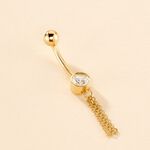 Piercing Rexanne Or Jaune Oxyde De Zirconium - Id&eacute;es cadeaux Femme | Histoire d&rsquo;Or