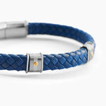 Bracelet Jourdan Kamen Cuir Bleu - Bracelets Homme | Histoire d&rsquo;Or