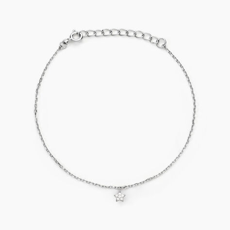 Bracelet Saya Argent Blanc Oxyde De Zirconium - Bracelets Femme | Histoire d’Or