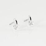 Boucles D'oreilles Pendantes Vera Argent Blanc Oxyde De Zirconium - Boucles d'oreilles fantaisie Femme | Histoire d&rsquo;Or