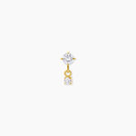 Piercing Stilla Titane Jaune Oxyde De Zirconium - Piercings d'oreilles Femme | Histoire d&rsquo;Or