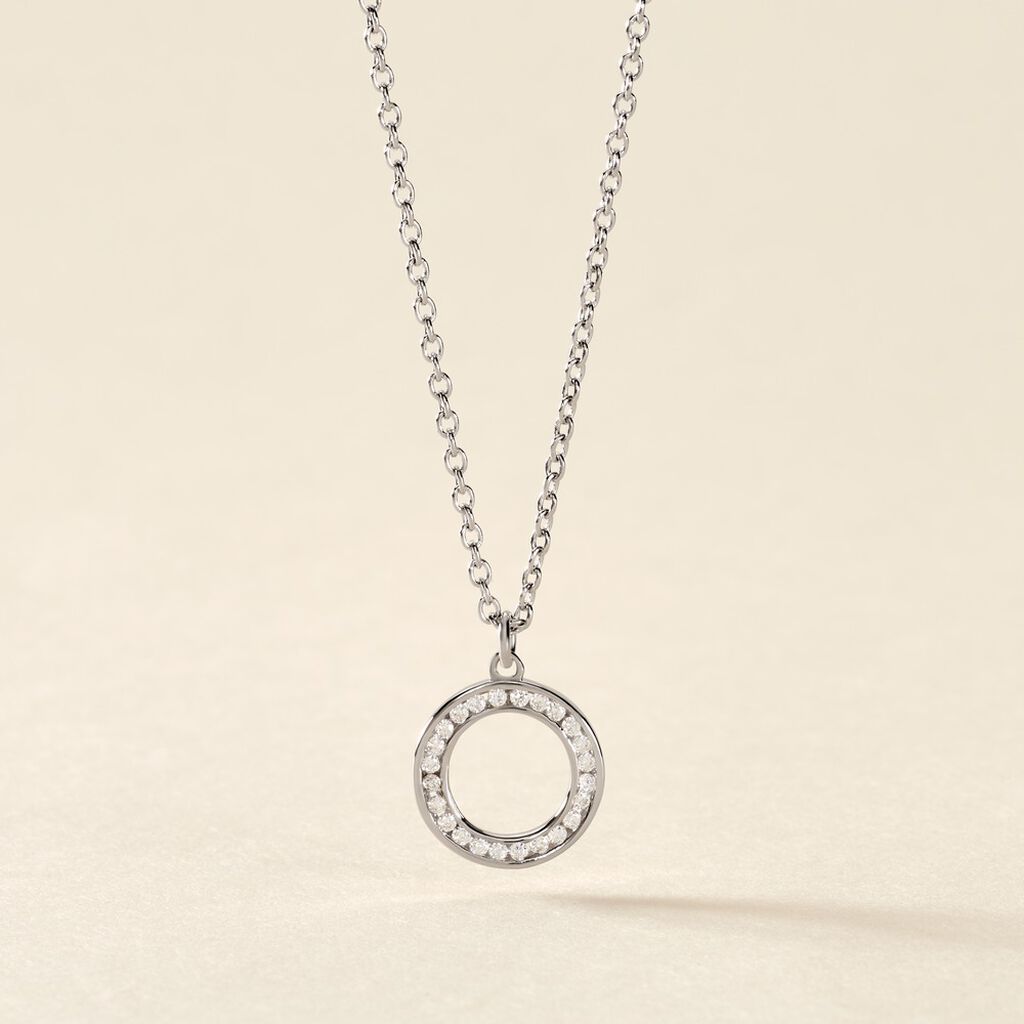 Collier Prisco Argent Oxyde De Zirconium - Colliers fantaisie Femme | Histoire d&rsquo;Or