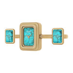 Montre Fossil Raquel Watch Ring Bleu - Montres Femme | Histoire d&rsquo;Or