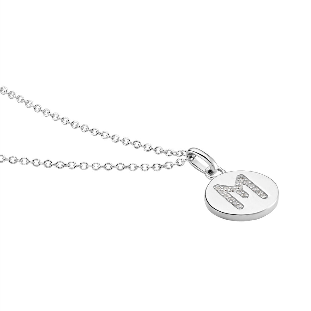 Collier Argent Eugenien Oxydes De Zirconium - Colliers fantaisie Femme | Histoire d’Or