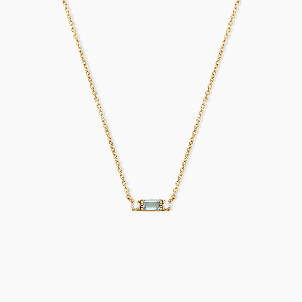 Collier Joaneder Argent Dor&eacute; A L'Or 750/1000 Topaze Oxyde De Zirconium - Colliers Femme | Histoire d&rsquo;Or