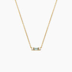 Collier Joaneder Argent Dor&eacute; A L'Or 750/1000 Topaze Oxyde De Zirconium - Colliers Femme | Histoire d&rsquo;Or