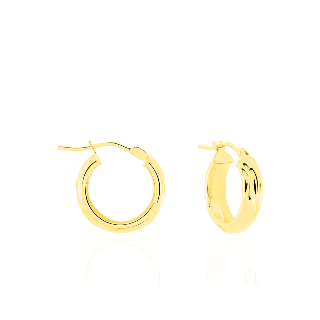Créoles Antiope Or Jaune - Boucles d'oreilles créoles Femme | Histoire d’Or