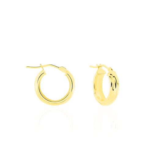 Créoles Antiope Or Jaune - Boucles d'oreilles créoles Femme | Histoire d’Or