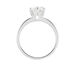 Bague Solitaire Natalia Or Blanc Diamant Synthetique - Bagues solitaires Femme | Histoire d’Or