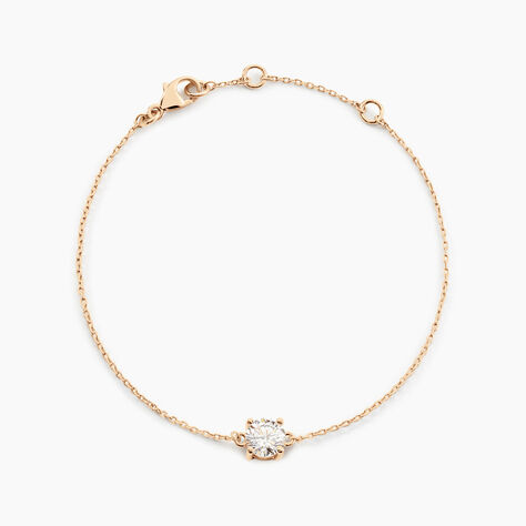 Bracelet Plaqu&eacute; Or Jaune Nilay Oxyde De Zirconium - Bracelets Femme | Histoire d&rsquo;Or