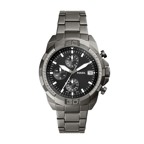 Montre Fossil 44mm Bronson Noir - Montres Homme | Histoire d’Or