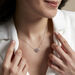 Collier Douglas Argent Blanc Oxyde De Zirconium - Colliers fantaisie Femme | Histoire d’Or