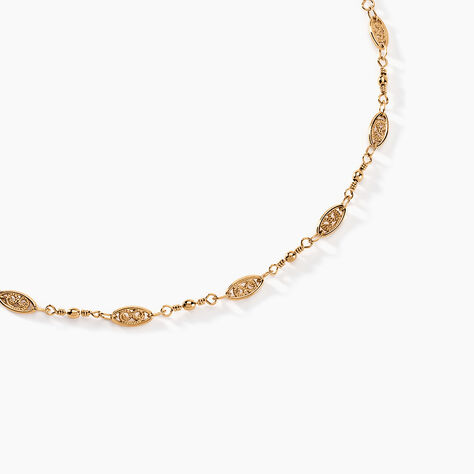 Collier Sara&iuml; Plaqu&eacute; Or Dor&eacute; - Colliers Femme | Histoire d&rsquo;Or