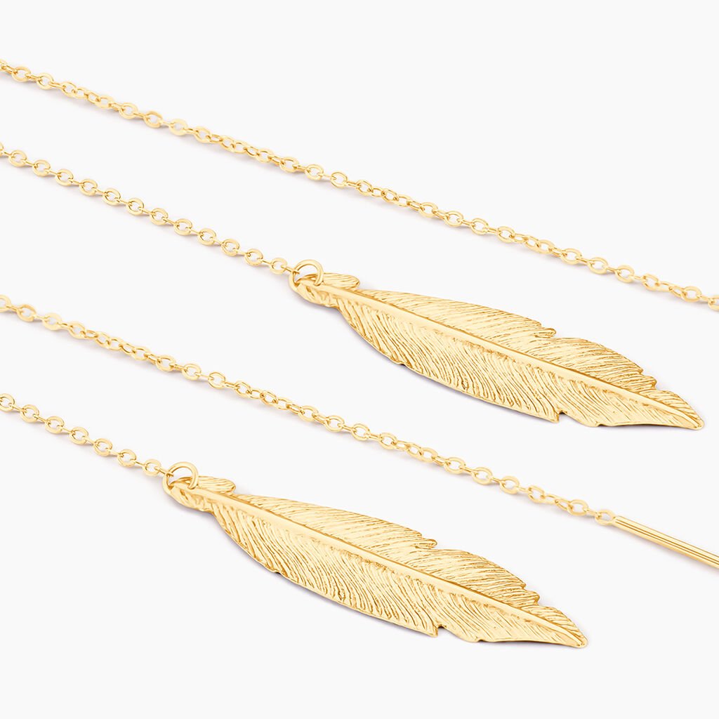 Boucles D'oreilles Pendantes Soline Or Jaune - Boucles d'oreilles pendantes Femme | Histoire d&rsquo;Or