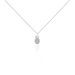 Collier Harold Argent Blanc Oxyde De Zirconium - Colliers fantaisie Femme | Histoire d’Or