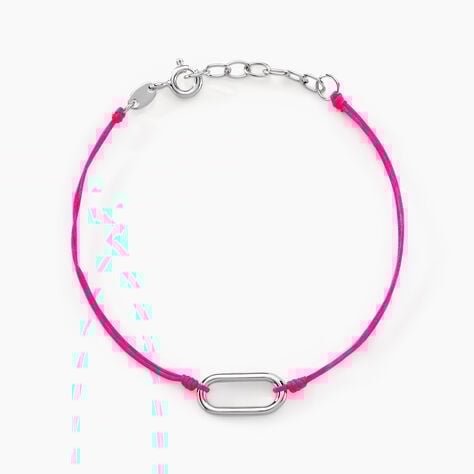 Bracelet Infini Pop Argent Blanc - Bracelets cordon Femme | Histoire d’Or