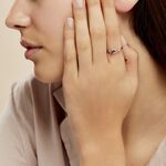 Bague Rosalyne Or Blanc Saphir Et Diamant - Bagues avec pierre Femme | Histoire d&rsquo;Or