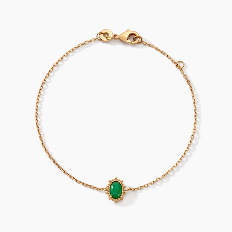 Bracelet Vintage Love Plaqué Or Jaune Aventurine - Bracelets Femme | Histoire d’Or