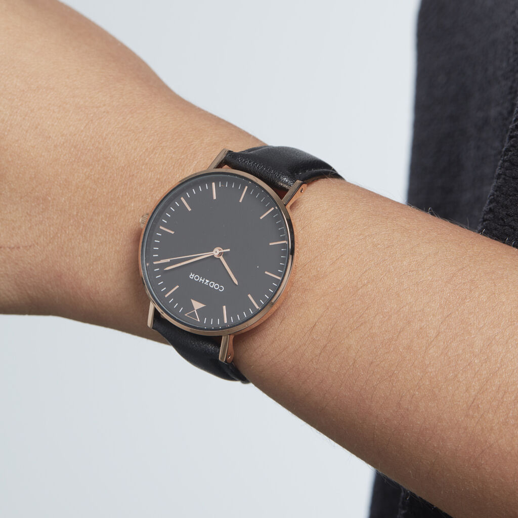 Montre Codhor Cindy Noir - Montres Femme | Histoire d’Or