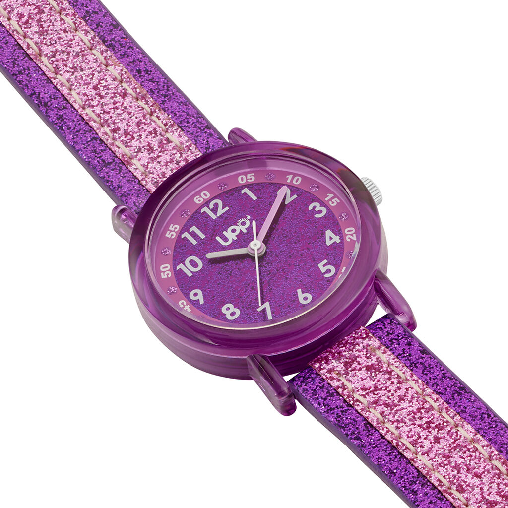 Montre Upp Tikky Blossom Violet - Montres Enfant | Histoire d&rsquo;Or
