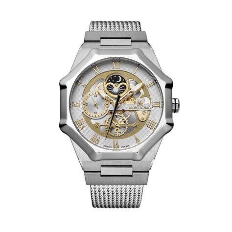 Montre Montignac Octagon Blanc - Nouveautés Homme | Histoire d’Or