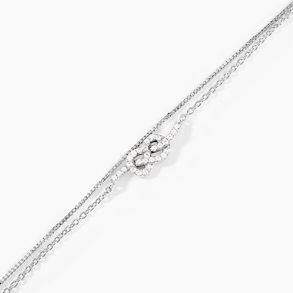 Bracelet Hadya Argent Blanc Oxyde De Zirconium - Nouveautés Femme | Histoire d’Or
