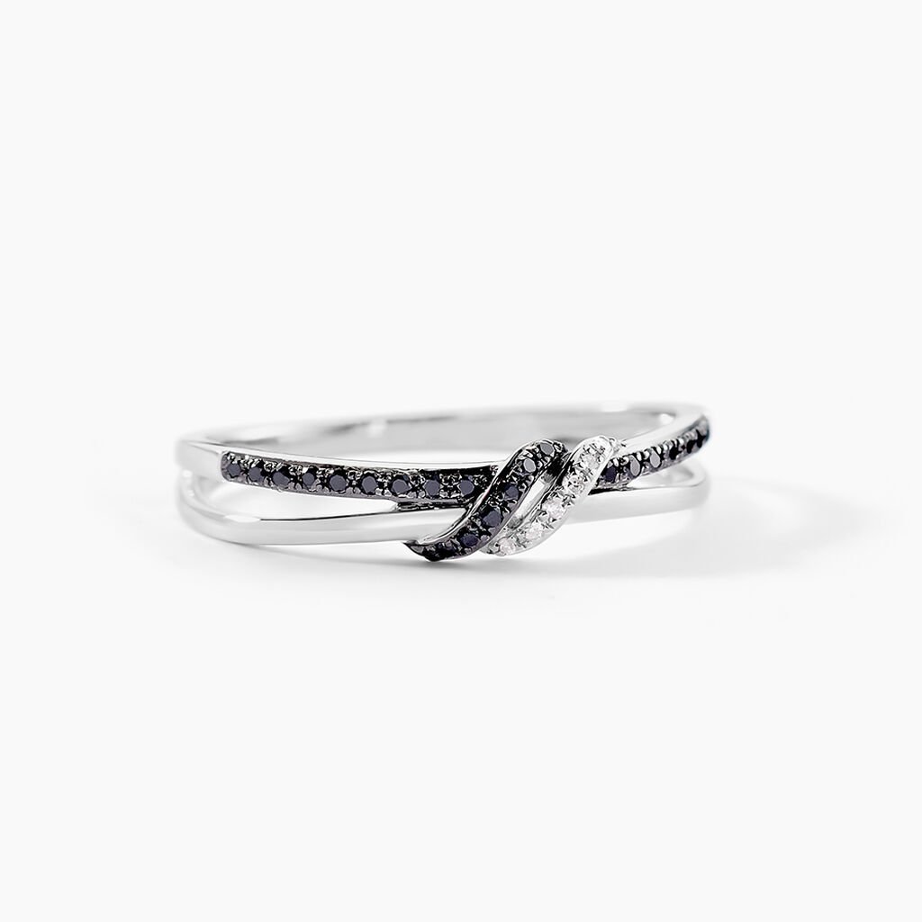 Bague Marina Or Blanc Diamant - Bagues avec pierre Femme | Histoire d’Or