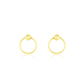 Boucles D'oreilles Puces Obella Or Jaune - Clous d'oreilles Femme | Histoire d’Or