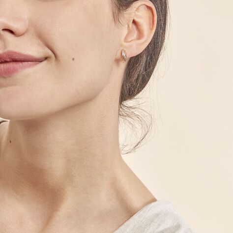 Créoles Igora Or Tricolore - Boucles d'oreilles créoles Femme | Histoire d’Or