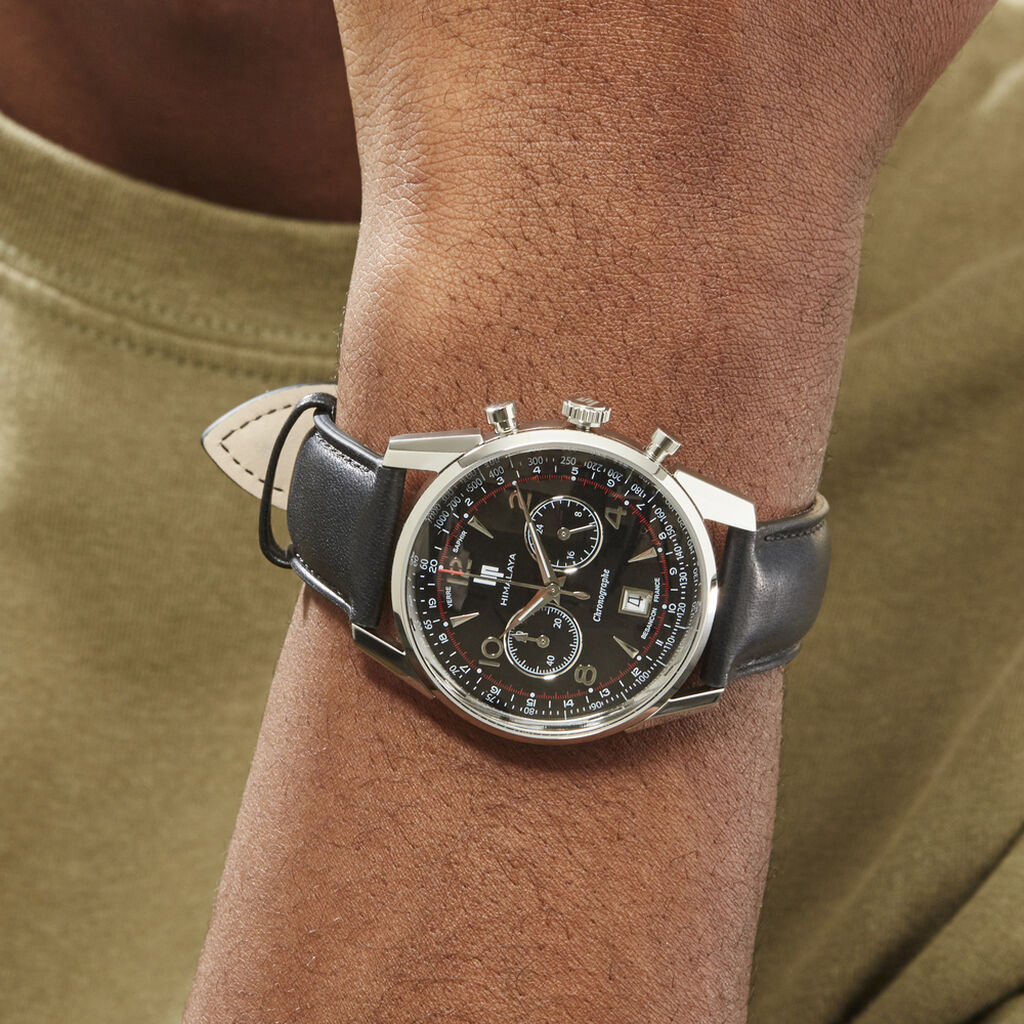 Montre Lip Himalaya Noir - Montres Homme | Histoire d’Or