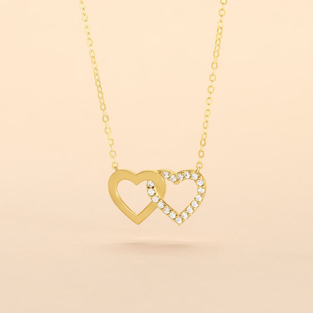 Collier Bassam Or Jaune Oxydes De Zirconium - Colliers Femme | Histoire d’Or