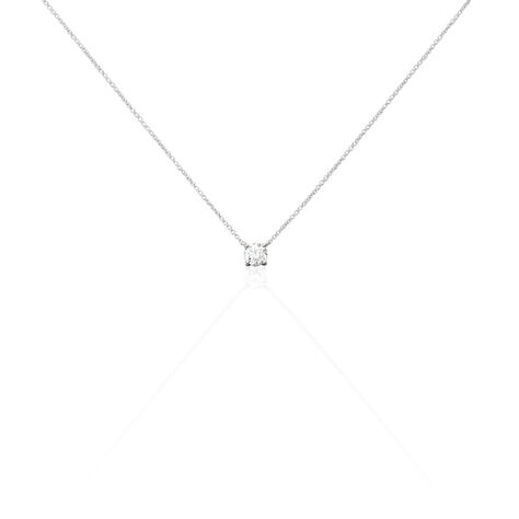 Collier Aphrodite Or Blanc Diamant - Colliers Femme | Histoire d’Or